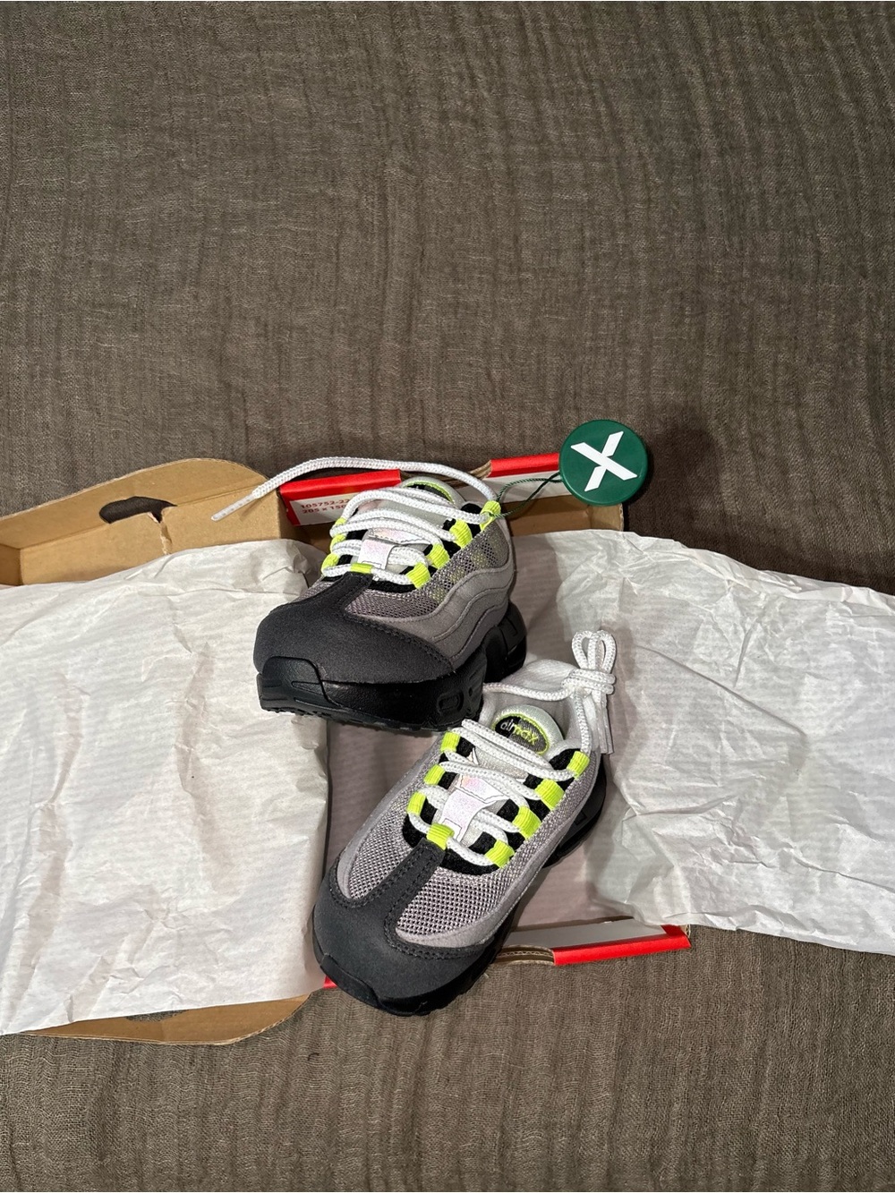 Nike Neon Air Max 95 TD (NWT)